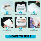 HTVRONT Sublimation HTV for Dark Fabric/Light Fabric 30 Pack - 12 * 10'' Matte Sublimation Vinyl - Sublimation Blanks for Sublimation Shirts/Hat/Pillow/Bag HTVRONT