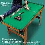 BBnote 48" Green Mini Pool Table, Billiard Tables includes 21 Billiards Equipment Accessories, Game Table for Kids and Adults BBnote