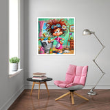 gganmtere Funny Housework Diamond Art for Adults,Dimond Art Paintings Kit for Beginners,5D Full Drill Diamand Paintings Kits,Gem Art Crafts for Adults Wall Decor 14x14inch gganmtere