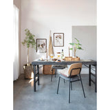 Creative Co-Op Reclaimed Wood Folding, Distressed Blackwashed Finish Console Table, 66" L x 24" W x 33" H, Black Creative Co-Op