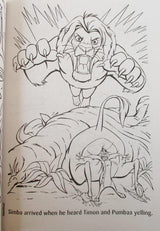 The Lion King Coloring and Activity Book Colortivity ''Friends with The King'' - 80 Pages Activity Books