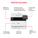 Canon Color imageCLASS MF656Cdw - All in One, Duplex, Wireless Laser Printer with 3 Year Limited Warranty, White Canon