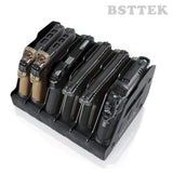 BSTTEK Foam Pistol Rack for Gun Safe | Gun Cabinet Accessories | Storage Organizer Revolver Firearm Handgun Rack Stand Display Holder Fits 6 of Pistols BSTTEK