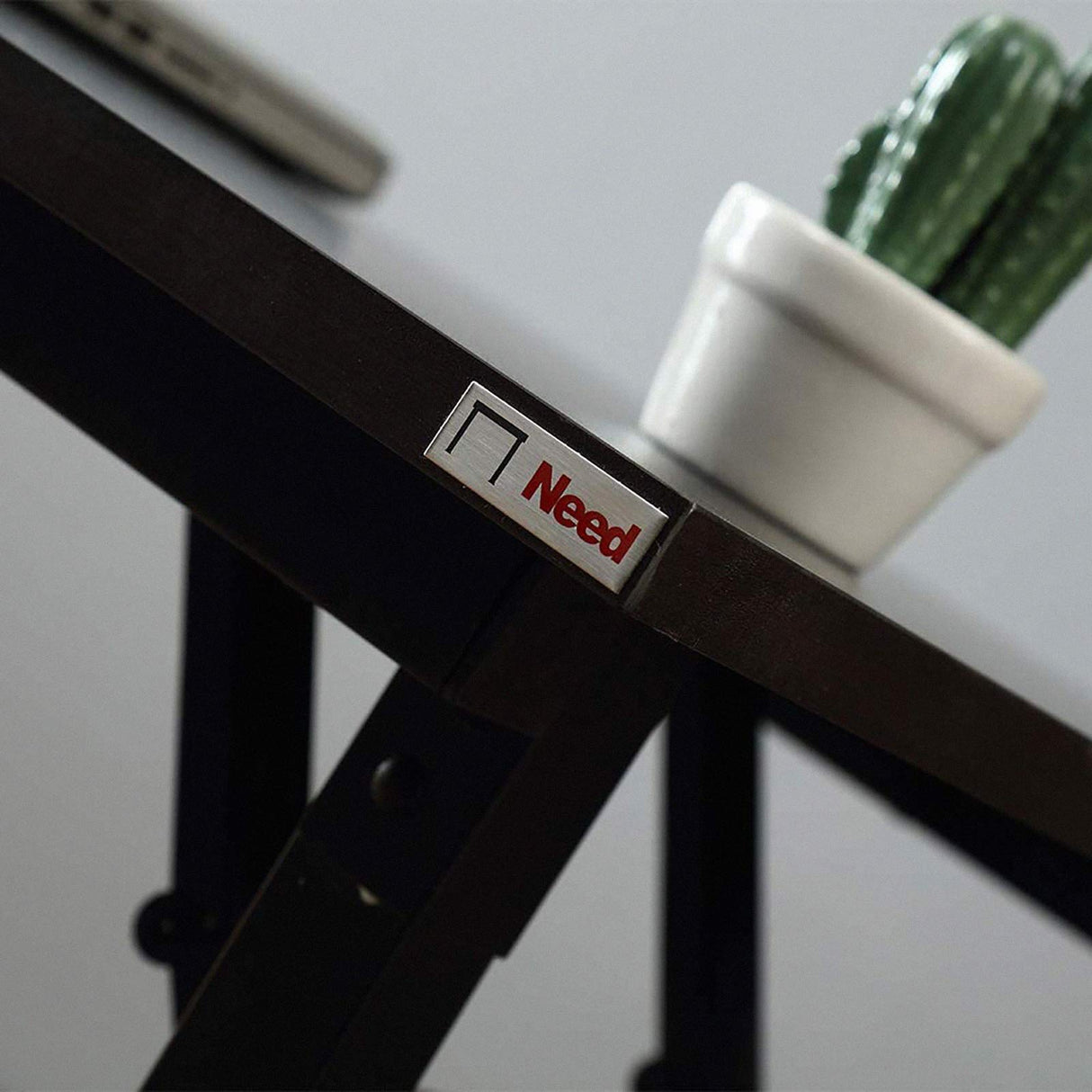 Need Home Office Desk - 60 Inches Large Computer Desk Sturdy Black Table Foldable Desk Gaming Computer Table No Assembly Required AC5CB 60 inch Need