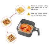 Air Fryer Parchment Paper Liners（8.7"×8.7"） 100Pcs Compatible with XXL Philips, NuWave Brio, Chefman, OMORC, Cuisinart, COSORI, Cooks Essentials, Power Airfryer Oven, Chef di Cucina, SARKI and More ANQIA
