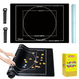 Rubber Jigsaw Puzzle Mat 1000 Pieces | 20" x 27"Puzzle Mats Roll Up | Jigsaw Puzzle Mats for Adult Puzzles Storage and Saver | Work with Puzzle Board and Puzzle Table Celawork