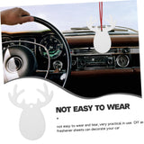 COLLBATH 8pcs Perfume Car Diffuser Accessory Car Diffuser Replacements DIY Car Air Freshener DIY Sublimation Blanks Felt Car Air Freshener Pads Air Freshener Car COLLBATH