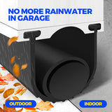 Holikme Garage Door Seals Bottom Rubber,Flexible Garage Door Seal, Garage Door Weather Stripping Kit Seal Strip Replacement, 5/16 Inch T-End, 4 1/8 Inch Width (22Ft, Black) Holikme