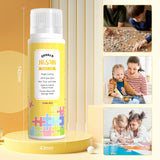 GHHKUD Jigsaw Puzzle Glue, 240ML Jigsaw Glue with Sponge Head, Non-Toxic and Quick Dry Puzzle Sealer for 4000/5000/6000 Pieces of Puzzle Jigsaw Accessories Glue Scrapper Included & Double-Sided Tape GHHKUD
