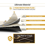 Qualitex De Leon RV Loveseat, Ultimate Leather, Heat and Massage, Power Recline, Bisque and Light Antelope Qualitex