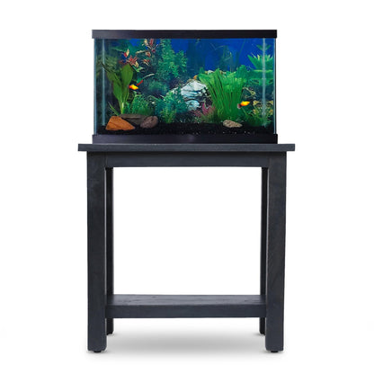 Solid wood Fish Tank Stand up to 20 gallons, 20 Gallon Fish Tank Stand, Aquarium Stand, 10 Gallon Fish Tank Stand, Fish Tank Table, Terrarium Stand, Aquarium Table - WoodArtSupply