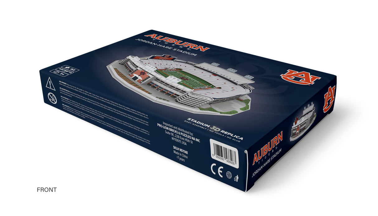 Pro Lion 3D Jigsaw Puzzle of Jordan-Hare Stadium - 82 Pieces | 2 Hour Build Time | Home of Auburn Tigers | NCAA College Football Gifts for Boys, Men & Kids Aged 8 & Up | Games for Tiger Fans Pro-Lion