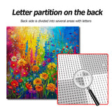 Bgraamiens Puzzle-Small Rainbow Flowers in The Garden 1000 Pieces Puzzles for Adults,Flower Puzzle for Adults,Color Challenging Puzzle Bgraamiens