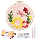 Fanmayhe Punch Needle Kit, Punch Needle Kits Adults Beginner, Embroidery Kit for Beginners Adults and Kids Include Embroidery Cloth with Pattern Thread Needle Threading Tool Instruction Fanmayhe