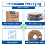 3DHoJor PETG Filament 1.75mm Grey, 3D Printing Filament 1kg Spool(2.2lbs), 3D Filament 1.75mm Dimensional Accuracy +/- 0.03mm Non Tangling Non Clogging Non Stringing,Print with Most 3D Printers 3DHoJor