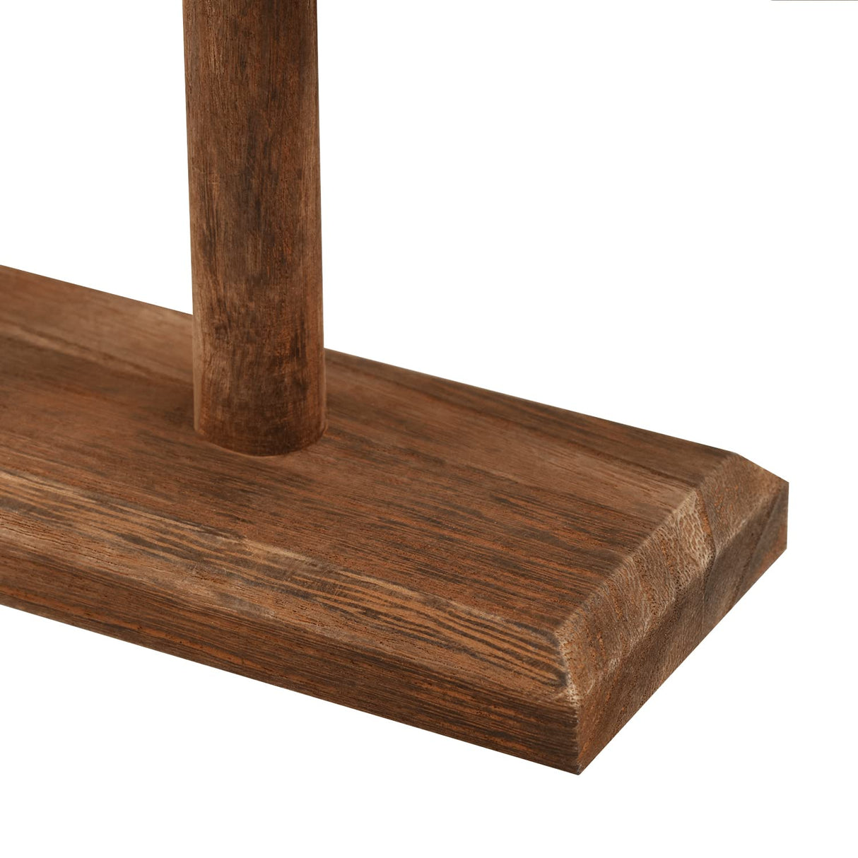 MOOCA 2 Pcs Wooden Jewelry Display Stand, Bracelet Watch Holder Display for Store, 7.9 W x 2.9 D x 5.5 H in, Brown Color MOOCA