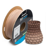 Micro Center Inland Matte PLA 3D Printer Filament, Matte Wood Rainbow 3D Printing Filament 1.75mm, 1kg Cardboard Spool (2.2 lbs), Dimensional Accuracy +/- 0.03mm, FDM/FFF 3D Printers INLAND