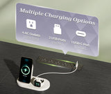 Huuger 63 Inch Dresser TV Stand with LED Lights, Power Outlets and USB-C Port, 12 Fabric Drawer Dresser for Bedroom, Wide Entertainment Center for 65, 70 Inch TV, Open Shelf, Black Huuger