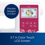 Brother PE545 Embroidery Machine, Wireless LAN Connected, 135 Built-in Designs, 4" x 4" Hoop Area, Large 3.7" LCD Touchscreen, USB Port, 10 Font Styles Brother