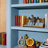 Maitys Pistol Rack,Solid Wood Handgun Pistol Gun Rack Holder with Felt Surface for Gun Cabinet Storage, Gun Safe Organizer Accessories, Holding for 6 Maitys