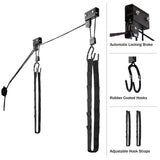 Kayak Storage Hoist - Overhead Pulley System with 125lb Capacity for Canoes, Bikes, Ladders, and More - for up to 12-Foot Ceilings by Rad Sportz RAD Sportz
