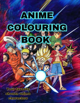 ANIME COLOURING BOOK: Your favorite shonen anime characters Majosta