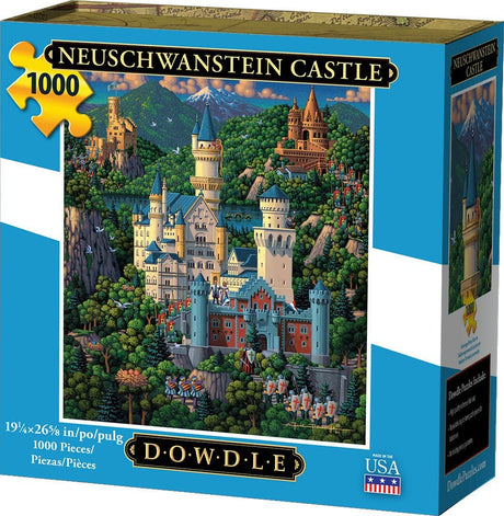 Dowdle Jigsaw Puzzle - Neuschwanstein Castle - 1000 Piece D·O·W·D·L·E