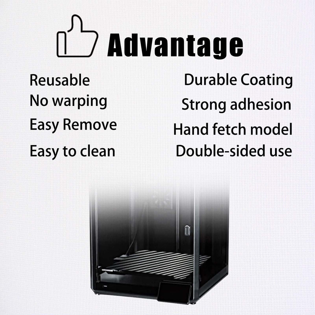 Wefuit 3D Upgraded PEO+PET Sheet 235x235m, Smooth PEO PET Build Plate Spring Steel Print Bed for Creality K1/K1C/Ender 5 S1/Ender 3 S1 Pro/Ender 3 S1/Ender V3 KE/Ender3 V3 SE (Without Magnetic Base) Wefuit