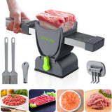 2025 Fresh Meat Slicer Cleaver, Thickness Adjustable 2 or 4 mm, Manual Fresh Meat Cutter, Fresh Meat Slicing Shredding, Fresh Beef Pork Mutton for Home Cooking BBQ Hot Pot Meat Slicer ZTQCSQ