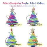 ZIRO PLA Filament Matte, Multicolors 3D Printer Filament, Tri-Colors 3-in-1 Chrome Coextrusion, Magic Visual Effect PLA, Fit Most FDM 3D Printers,1KG/2.2lb Spool, Rosy Cloud (Matte) ZIRO