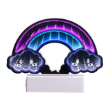 Northlight LED Lighted 3D Rainbow Infinity Mirror - 7.25" Northlight