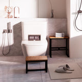 iTsst Step Stool for Adults & Kids,Holds up to 500Lb,3 in1 Heavy Duty Sturdy Wooden 2 Stepstool for Kichen/Bathroom/High beds, Metal Frame, Non-Slip Pads iTsst