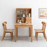 Bamskov 100% Solid Oak Wood Dining Room Chairs - Practical Kitchen Chairs - Wood Chair for Dining Room, Kitchen (1, Natural) Bamskov