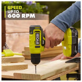 Cordless Drill Set Bundle with Ryobi 18V ONE+ Drill Driver, 3/8 Inch Chuck, 40 Piece Drill Bit Set, 1.5 Ah 18-Volt Lithium-ion Battery, 18-Volt Charger and Buho 16 Inch Tool Bag Buho