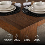 Transformer Table Dining Table Set for 4 to 12 Approved by Marie Kondo, Expandable Dining Table with 4 Dining Chairs and Extendable Bench, Brown Wood Table Set (Brown, Table + 4 Chairs + Bench) Transformer Table