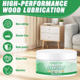 AstraVox Wood Lubricant Wax for Furniture, Multi-Purpose Sliding Door Hinge Lubricant Grease to Lubricate and Reduce Noise, Paste Wax for Wood Drawer, Floor, Dresser, Cabinet, Guitar(3.38 Oz) AstraVox