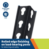 Garage Storage Shelves 5 Tiers, Heavy Duty Storage Shelving Racks with 2500 LBS Capacity, 48 " L x 18 in W x 72 in H Metal Adjustable Shelving Unit for Kitchen Pantry Basement Bathroom Laundry GarveeHome