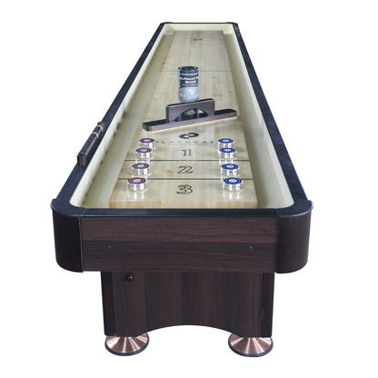 Playcraft Woodbridge 9' Espresso Shuffleboard Table - WoodArtSupply