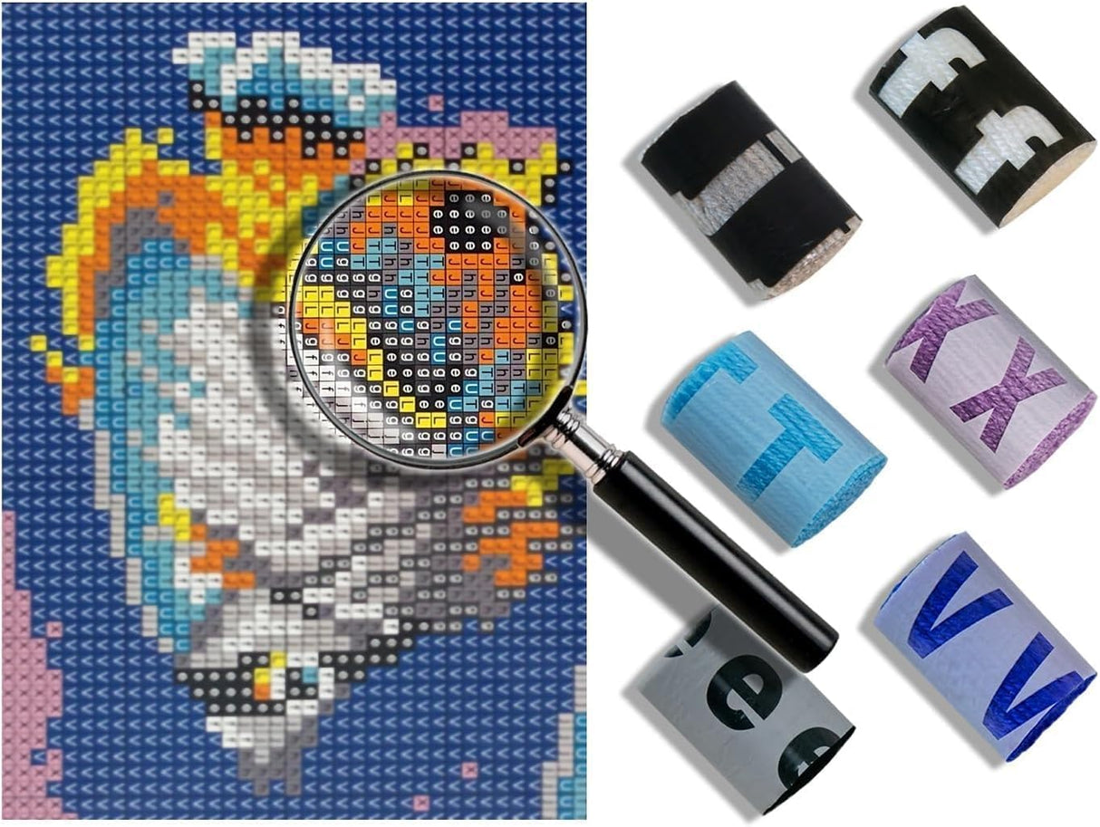 YOOTOM Latch Hook Pillow Kits for Adult Kids Begginers,Latch-Hook Cushion DIY Embroidery Pillowcase Cover Making Set,Latch-Hook-Kits 17x17in,Pre-Cut Yarns,Easy Pattern YOOTOM