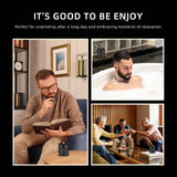 Scented Candles Set | Men Candle Set, Scented Candles for Home, Gifts for Men Aromatherapy Gift Set - 4 Pack Manly Gifts Soy Candle of Leather/Smoke & Vanilla/Oak/Lavender Auelife