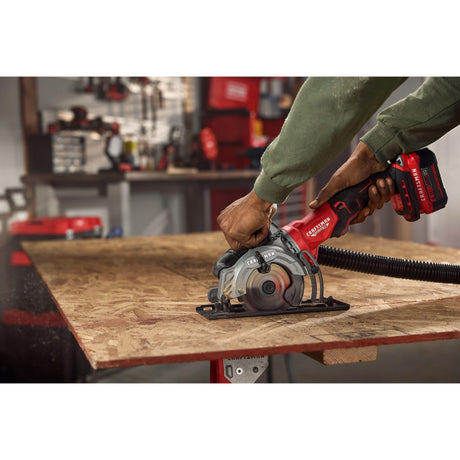 CRAFTSMAN V20 4-1/2 Inch Cordless Circular Saw, Bare Tool Only (CMCS405B) CRAFTSMAN
