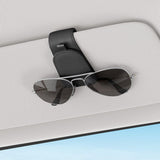 Sotfamily Sunglass Holder for Car Visor, Suede Cloth Magnetic Sunglass Organizer for Car Accessories, 2 Packs, Black Sotfamily