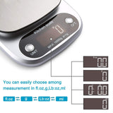Food Scale 22lb Weight Grams, Digital Kitchen Scales and Ounces for Cooking, Baking XDFEWFJH