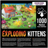 Housing Bloom Jigsaw Puzzle by Exploding Kittens - 1000 Pieces Jigsaw Puzzle for Adults, Teens, and Kids - Cat Puzzle, Funny Puzzle, Art Puzzle Exploding Kittens LLC