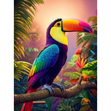 Chionox Bird Diamond Art Kits for Adults,Bird Diamond Painting Kits for Adults Beginners,5D Round Full Drill Diamond Art Craft for Home Wall Decor 12x16 inch Chionox