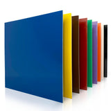 Maker Boards Colors Line of Double Sided Painted 1/8" Basswood Plywood Sheets, 12x12 inches, 1/16th and 1/8th Thickness, 17 Colors Available, Laser Safe, Diode Laser Compatible. Craft Closet
