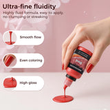 24 Colors Airbrush Gel Nail Polish, Safe And Odorless, Suitable For Airbrush Nail Art, Gradient Nails, Blush Nails, French Nails & Various Patterns (24X20ml) rhinowisdom