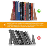 DRELIFAM Wood Handmade Heavy Duty Bookends for Shelves Decorative Book Ends to Hold Books for Office DRELIFAM