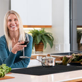 VEVOR Built in Electric Stove Top, 30 inch 4 Burners, 240V Glass Radiant Cooktop with Sensor Touch Control, Timer & Child Lock Included, 9 Power Levels for Simmer Steam Slow Cook Fry VEVOR