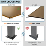 Kurapika 10’ x 24’ Gazebo, Wall Mount Gazebo Outdoor Pergola, Hardtop Lean to Gazebo Canopy Awnings with Sloped Roof and Sturdy Steel Frame, for Patio, Porch, Deck, Backyard(Grey) Kurapika